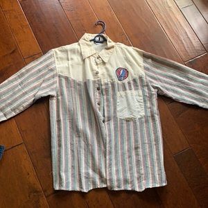 Grateful Dead Long Sleeve Button-Down